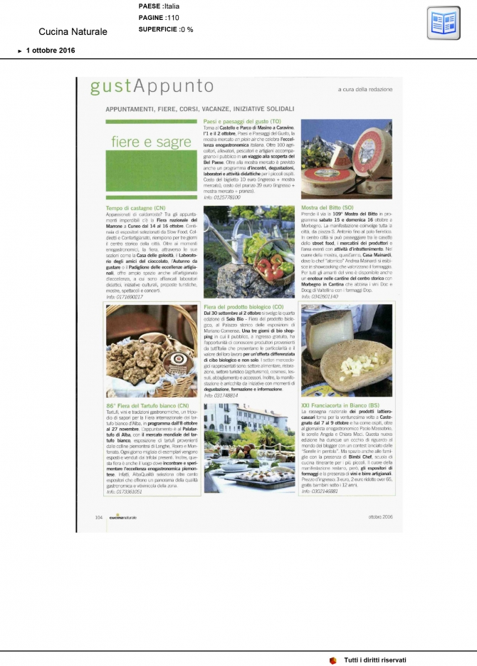 XXI Franciacorta in Bianco - Cucina Naturale