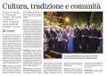 Cultura, tradizione e comunit&agrave;
