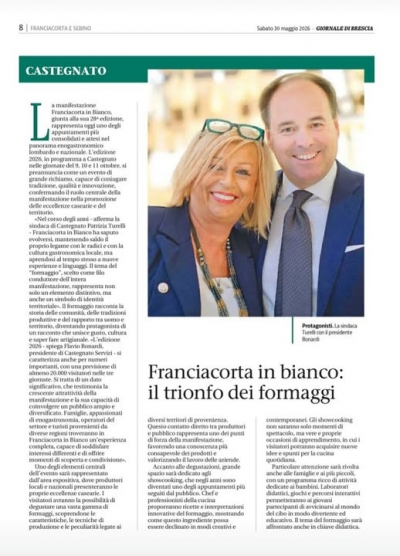 Franciacorta in Bianco, il trionfo dei formaggi